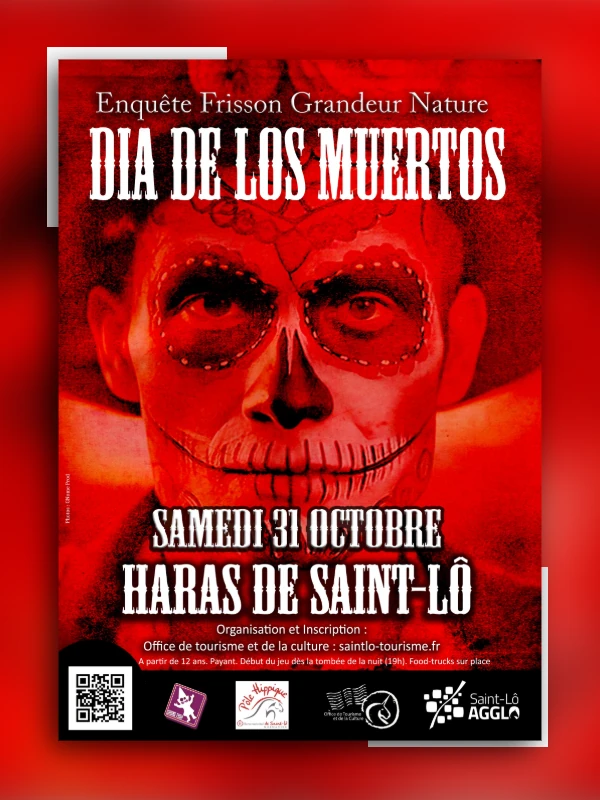 Affiche du jeu : vos places pour le Día de los Muertos à Saint-Lô